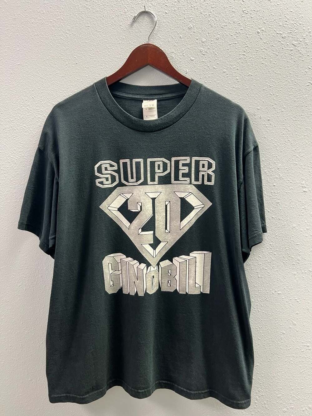 Vintage Manu Ginobili Shirt San Antonio Spurs NBA Super 20 Fruit of the Loom XL